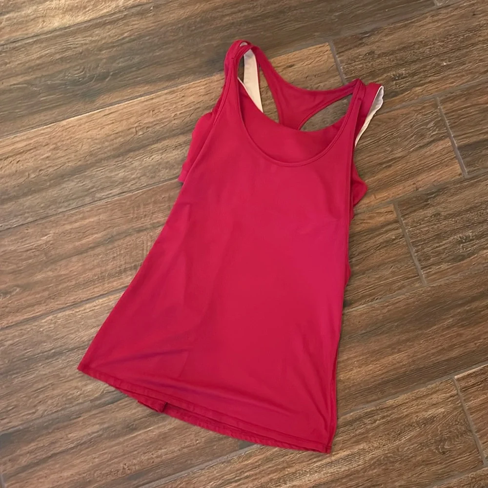 Lululemon All Sports Support Tank in Cranberry - Picture 2 of 4